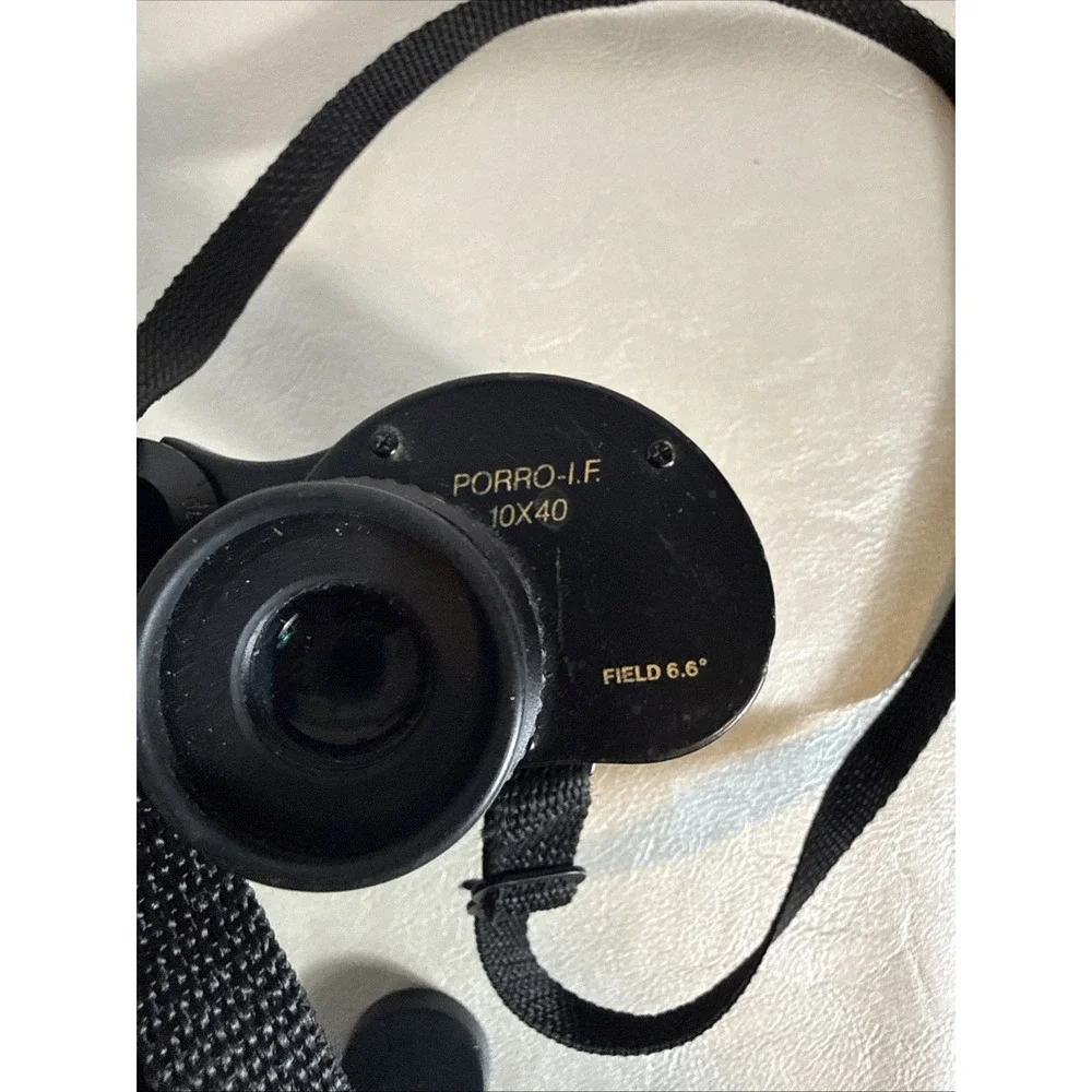 Leupold Porto-IF 10x40 Vintage Binoculars Field 6.6 Gold Ring Optics